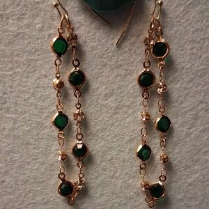 EMERALD WINDOWS EARRINGS